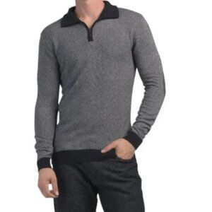Brand New Men's BARTOLINI Cashmere Blend Quarter Zip Sweater